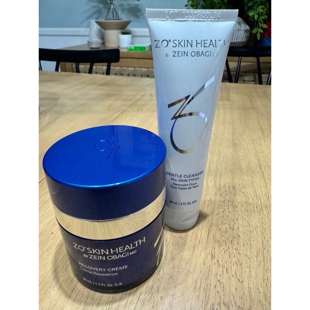 ZO Skin Health by Zein Obagi MD recovery creme and gentle cleanser bundle
